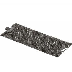 Lisa Freede Crystal Lace Cuff Gunmetal